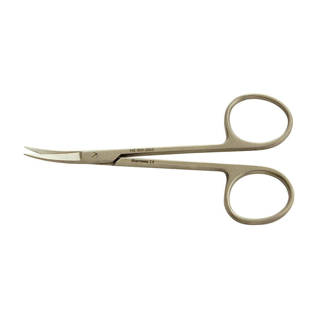 HS Iris Scissor Curved Serrated 11.5cm Each