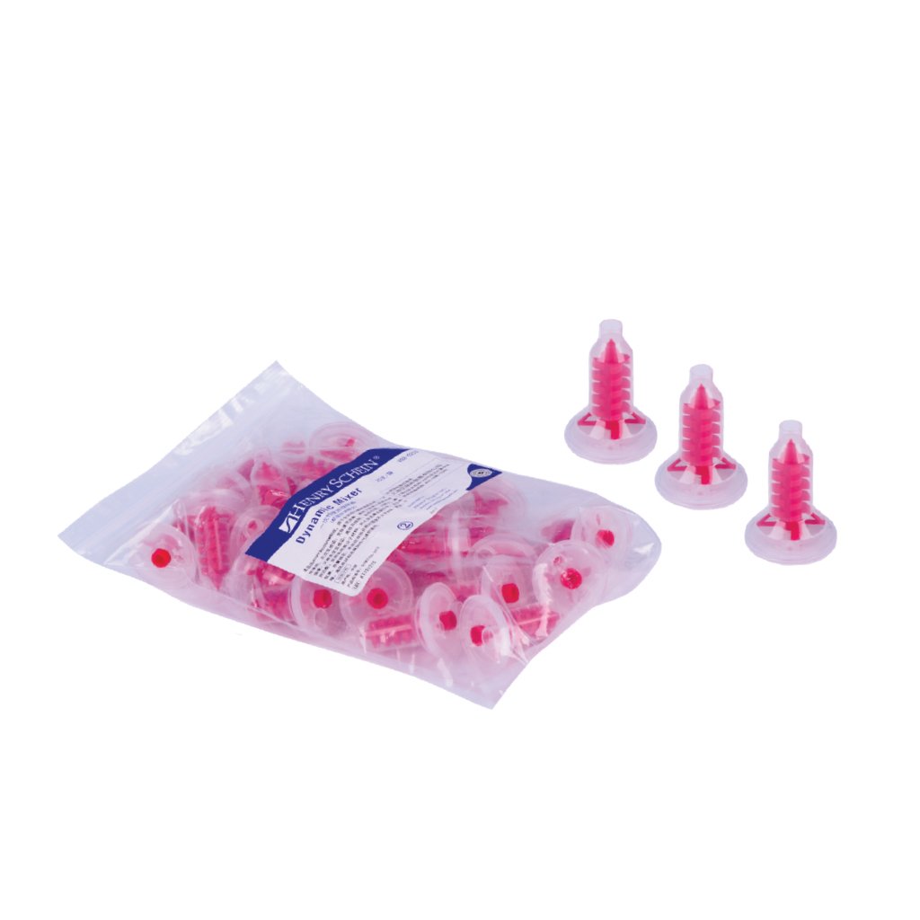 HS Auto Mixing Tips Red 25/Bag