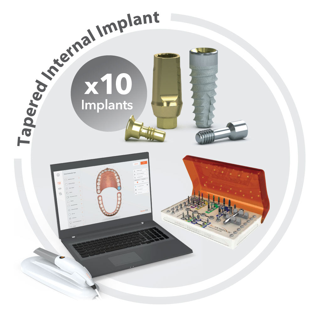 Heron IOS Scanner+Laptop+10x Tapered Internal Implant