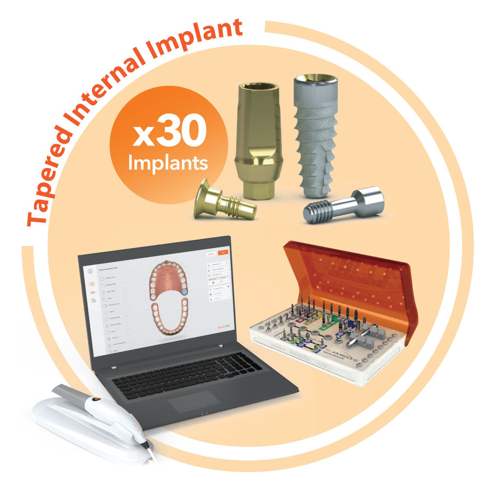 Heron IOS Scanner+Laptop+30x Tapered Internal Implant