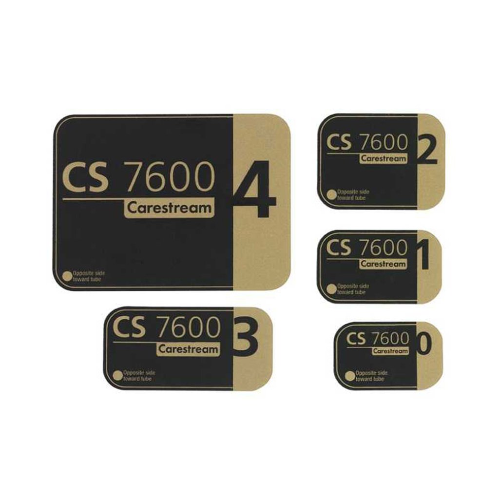 Carestream CS 7600 Smart Plates - Size 0 4/Box
