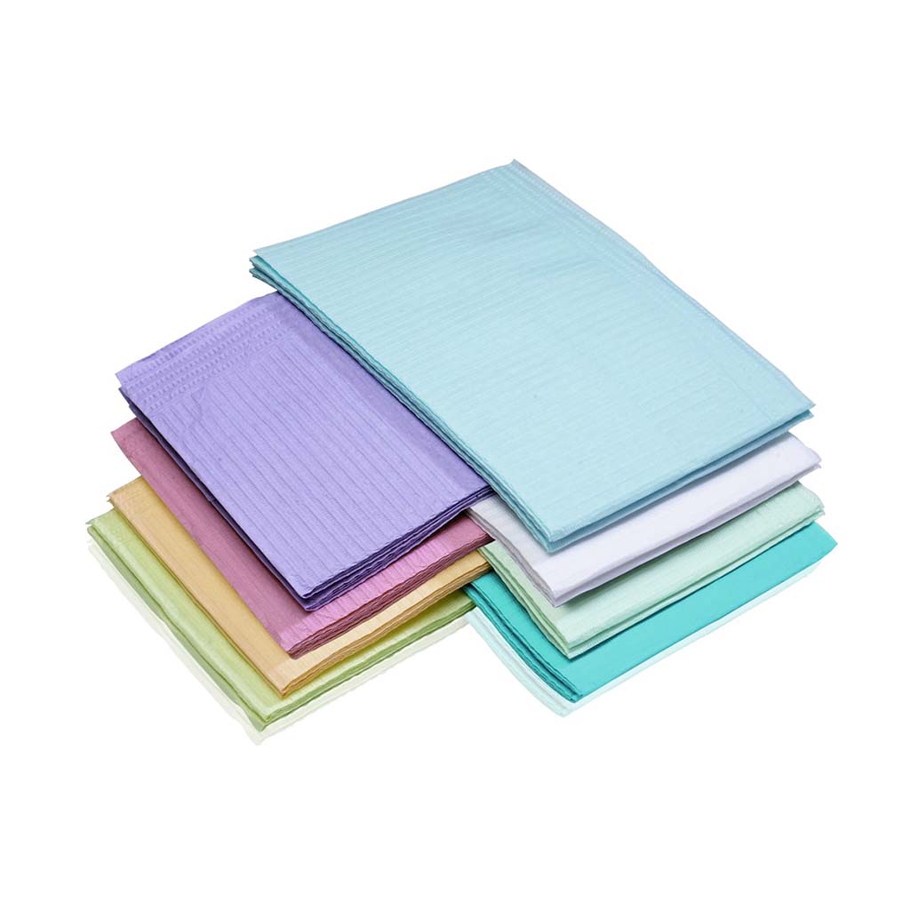 Medicom Distech Dental Bibs 13" x 18" Yellow 500/Case