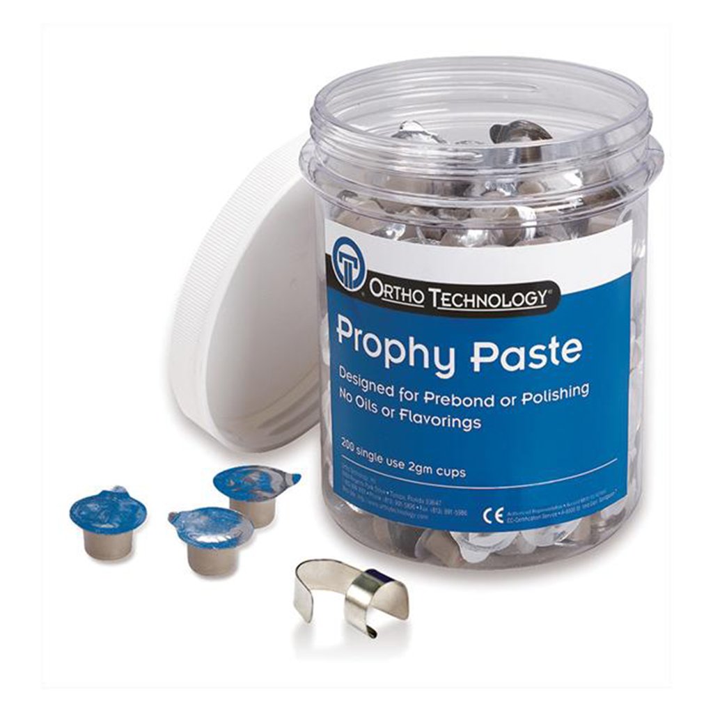 Ortho Technology Prophy Paste Neutral Without Fluoride 2g cups 200/Pac ...
