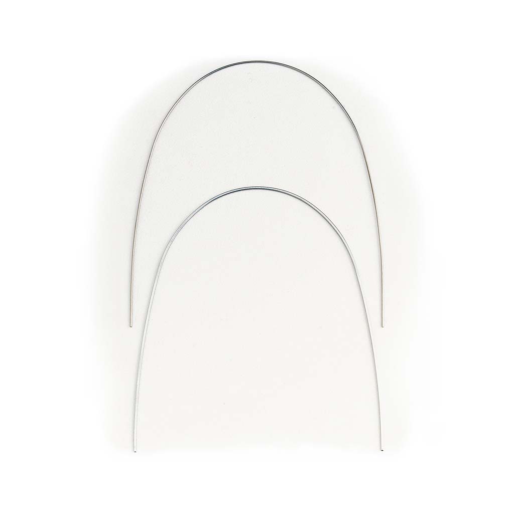 Ortho Technology TruForce Stainless Steel Euro Form Archwire, Lower .021x.025", 10 pcs/pack