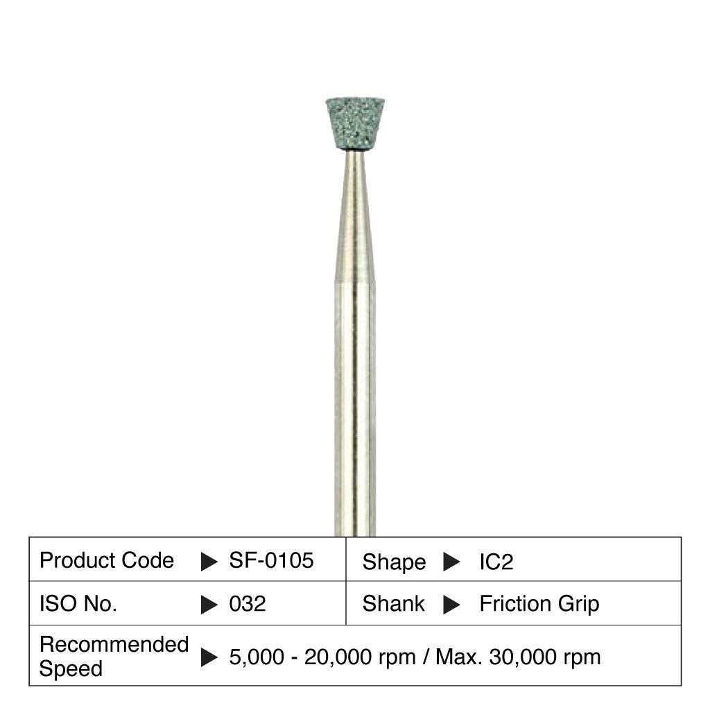 Shofu Dura Green FG IC2 #0105 12/Box