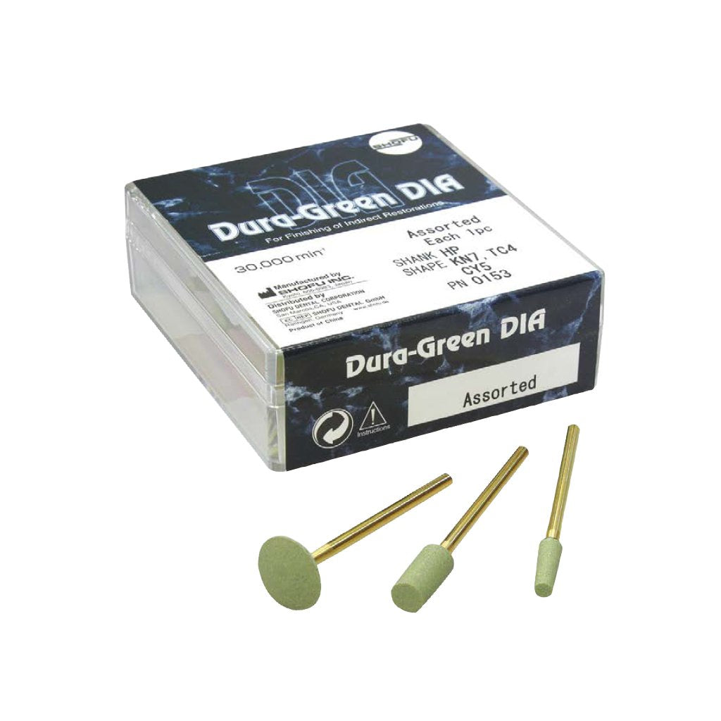 Shofu Dura-Green DIA HP Assorted 3/Box