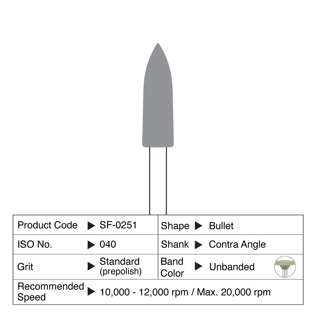 Shofu Ceramiste Standard Bullet CA #0251 12/Box