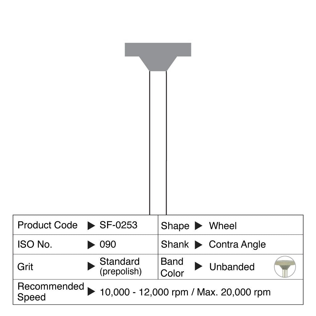Shofu Ceramiste Standard Wheel CA #0253 12/Box