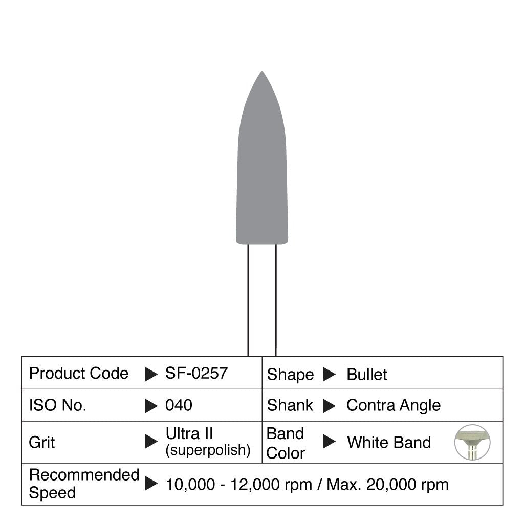 Shofu Ceramiste Ultra II Bullet CA #0257 12/Box