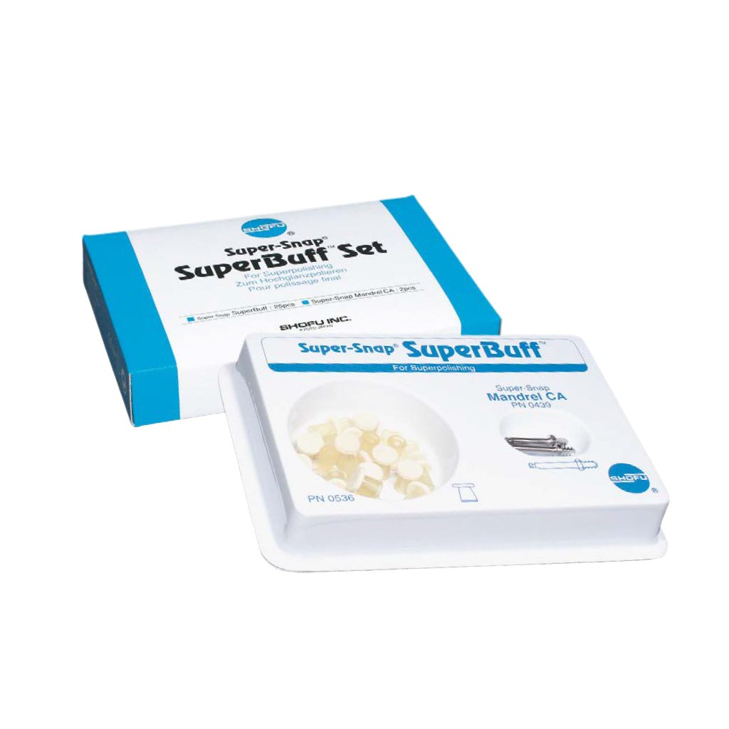 Shofu Superbuff Set 25 Disk with 2 CA Mandrels #0535 1/Kit