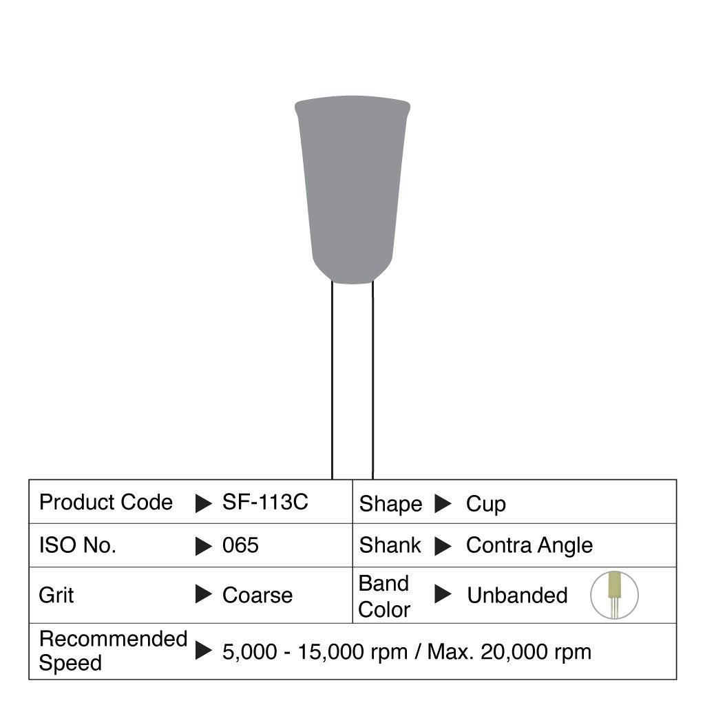 Shofu Compomaster Coarse Cup CA #0113C 3/Box