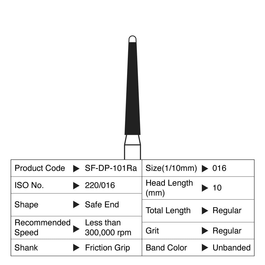 Shofu Diamond Point FG Regular Grit #101Ra 10/Box