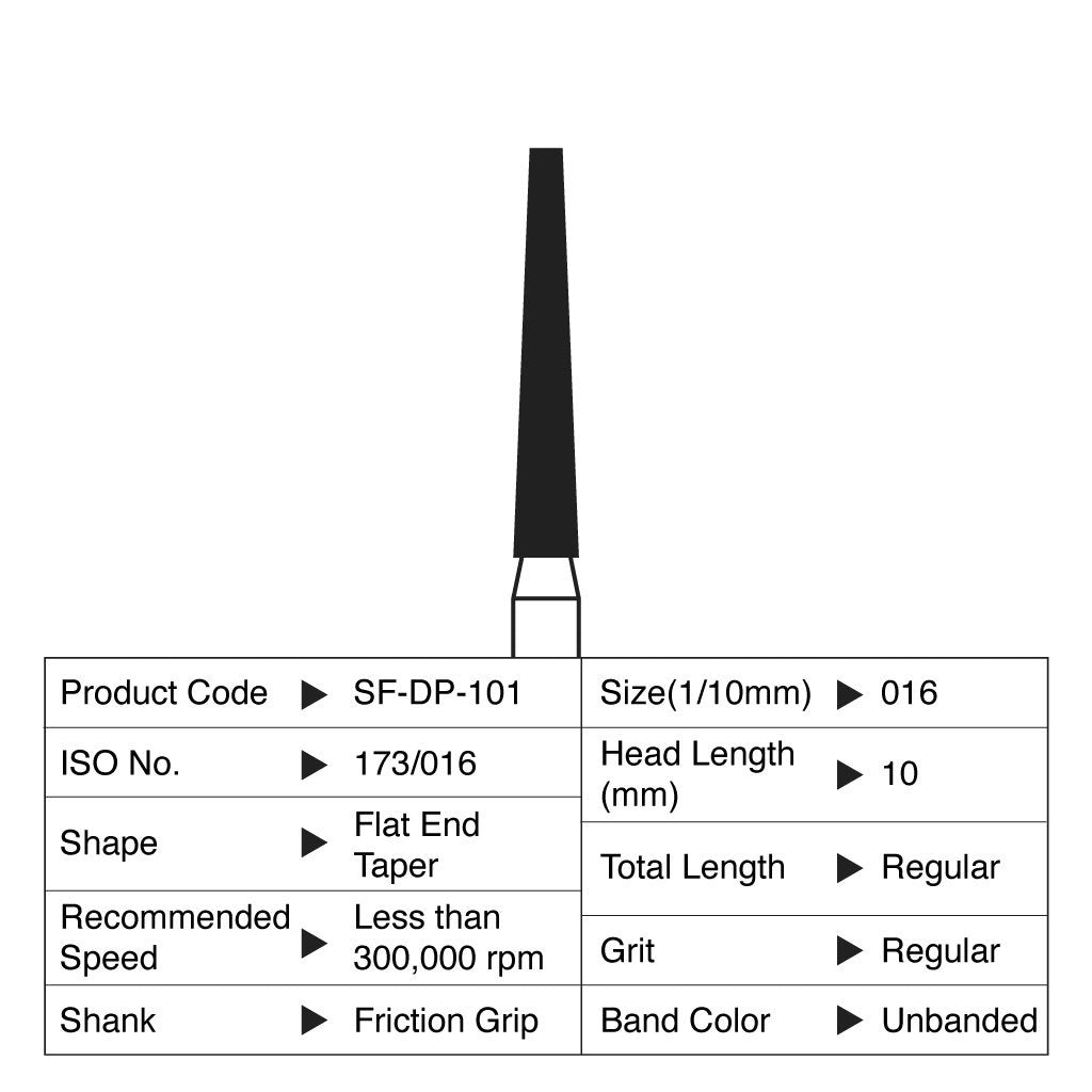 Shofu Diamond Point FG Regular Grit #101 10/Box