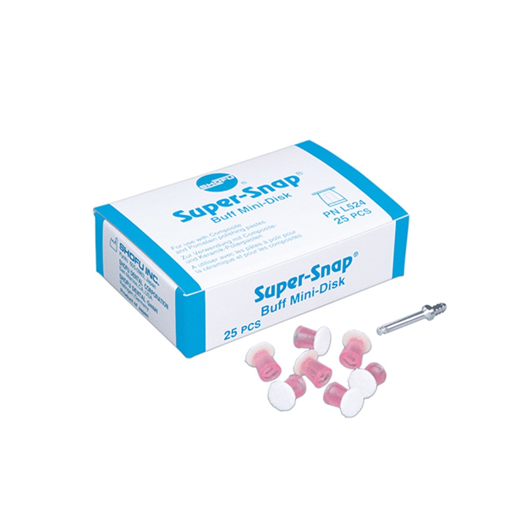Shofu Super-Snap Buff Disk Mini 25/Pack