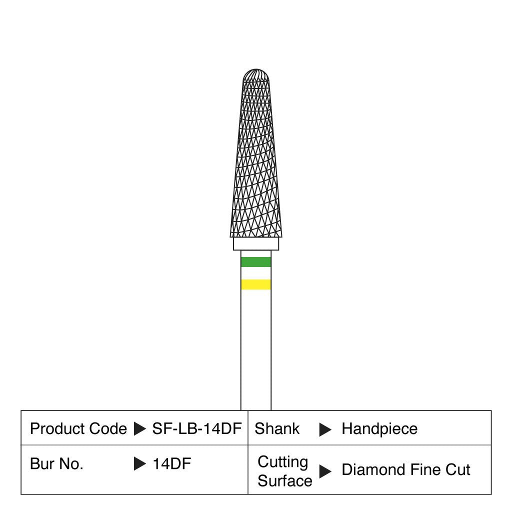 Shofu Lab Carbide Bur HP #14DF 1/Case