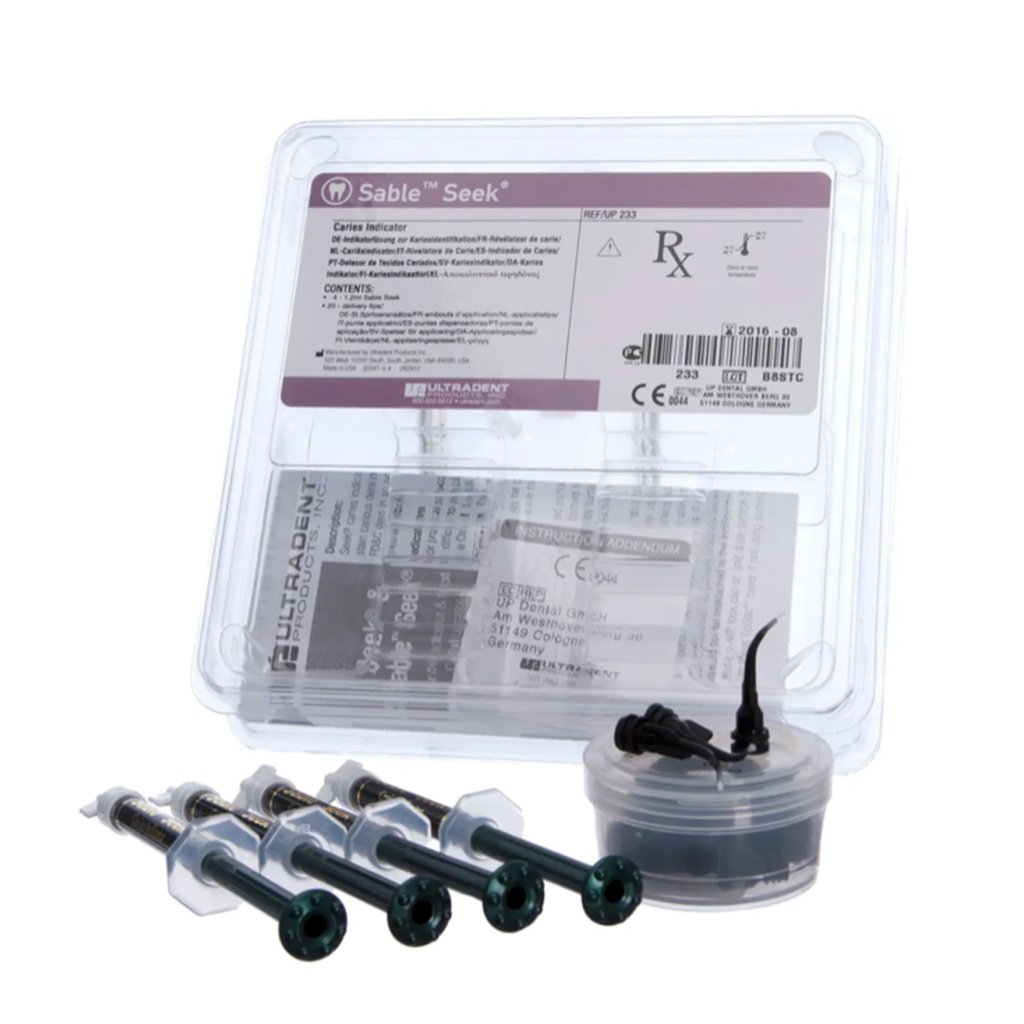 Ultradent Sable™ Seek™ Caries Indicators Syringe Kit