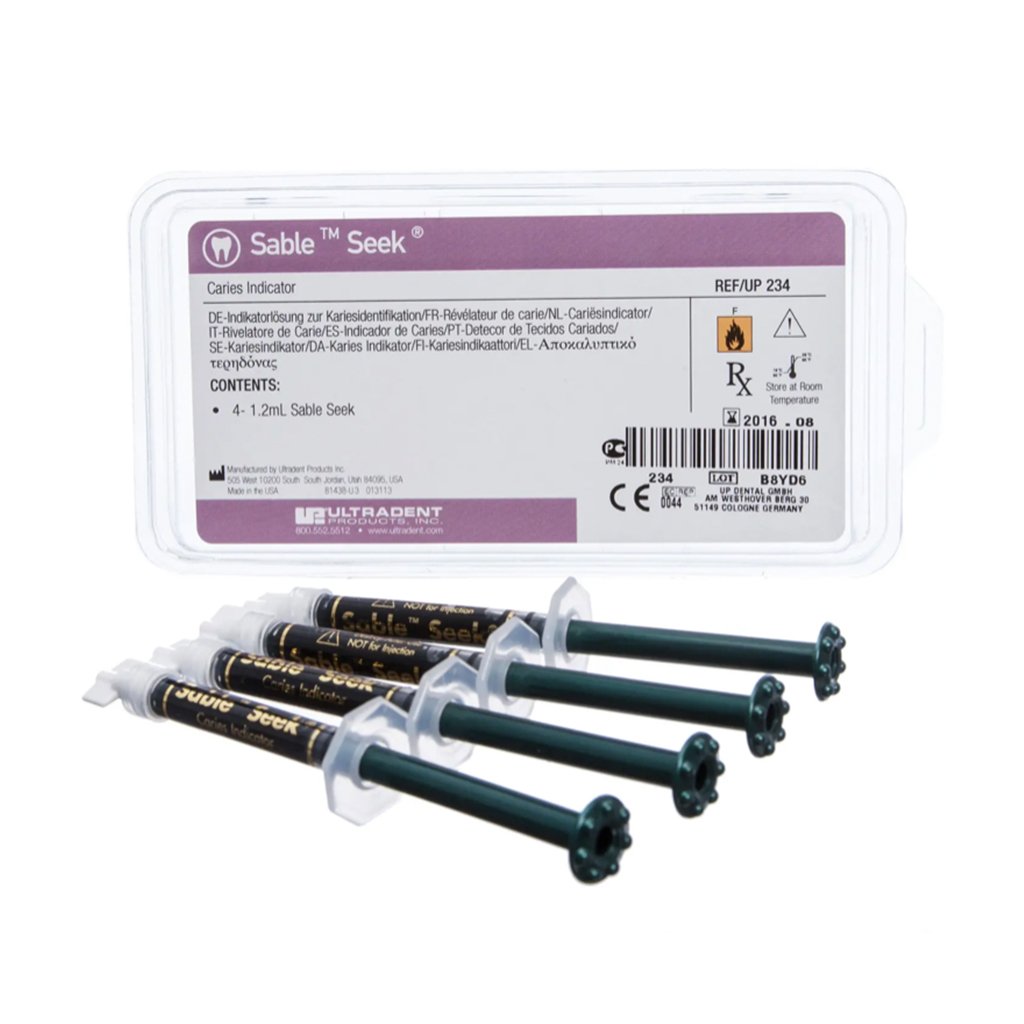 Ultradent Sable™ Seek™ Caries Indicators Syringe Refill 4/Pack