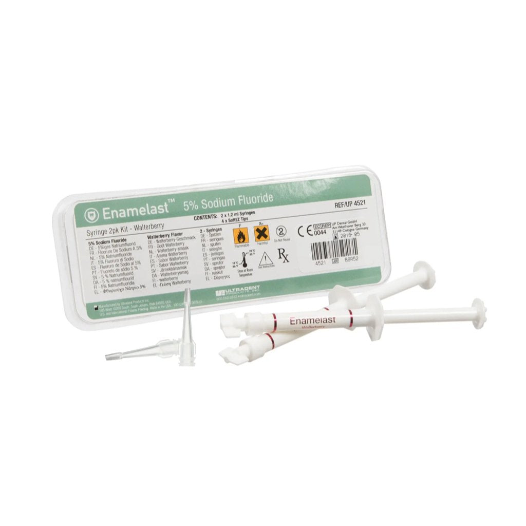 Ultradent Enamelast™ Fluoride Varnish Walterberry Syringe Kit 2/Pack